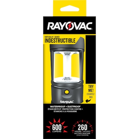 Energizer Rayovac Workhorse 600 lm Black LED Lantern DIYLN3D-BXB
